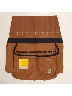 NEW! Carhartt Legacy 5 Gallon Bucket Organizer - Branded, Brown - Tool Holder